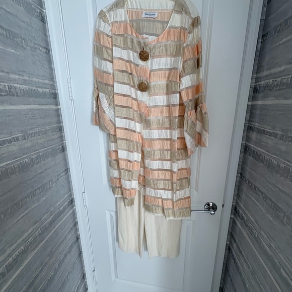 Striped Button-Accent Tunic - Picture 2 of 5